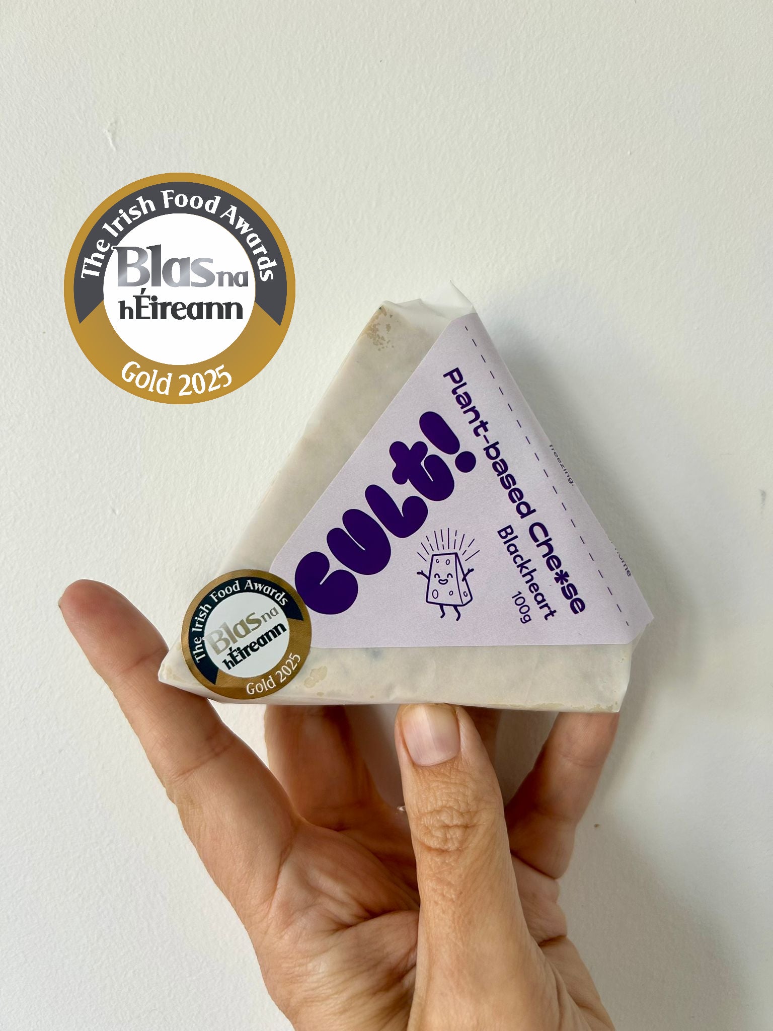 Smoked dairy-free cheese - Blackheart - award-winning plant-based